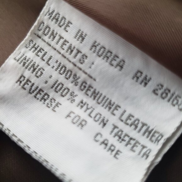 Vintage 80s Leather Swing Coat Women's 2X Olive Green - Picture 6 of 11